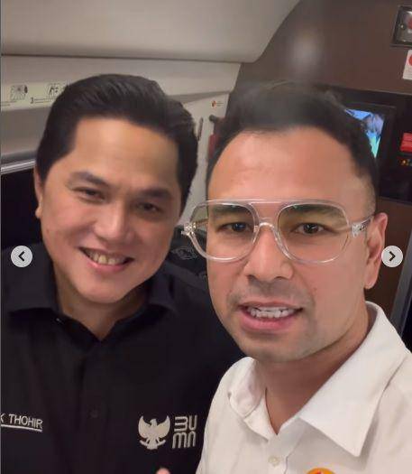 potret Raffi Ahmad dan Erick Thohir (instagram.com/raffinagita1717)