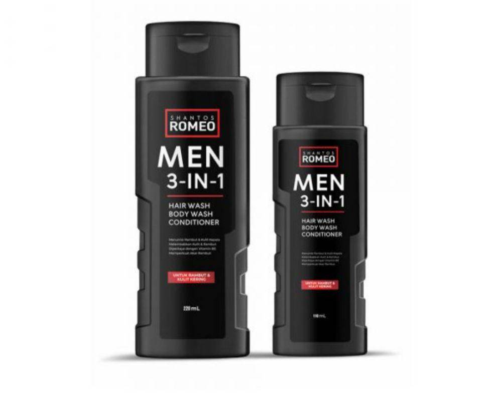 Sekawan Cosmetics Shantos Romeo MEN 3-in-1 (skw.id)