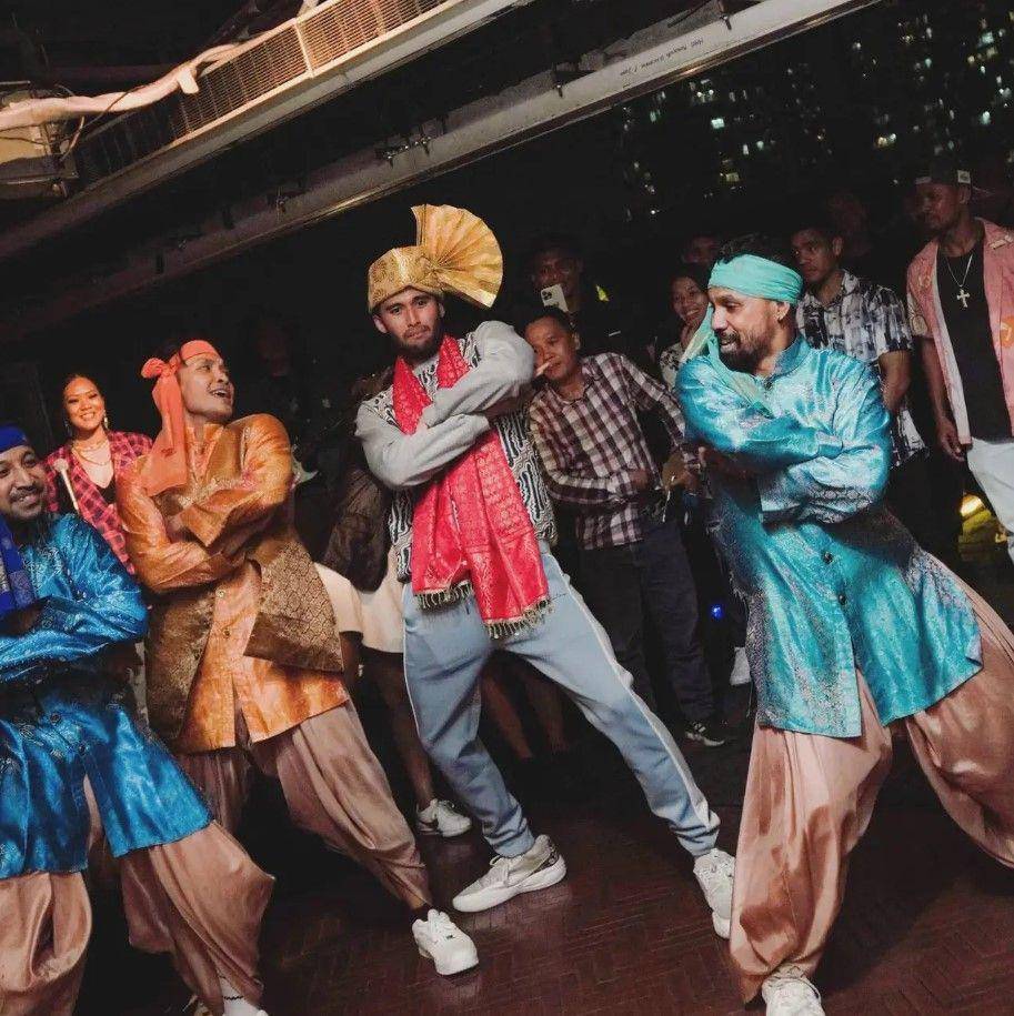 pesta artis tema Bollywood (instagram.com/sabdaahessa)