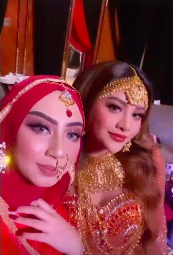 pesta artis tema Bollywood (instagram.com/nabilebil)