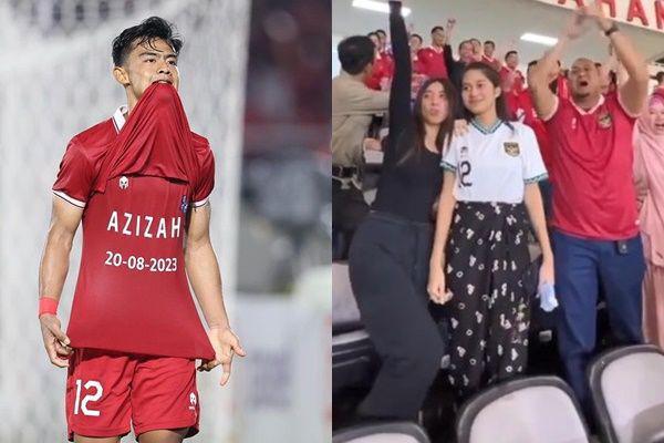 7 Potret Reaksi Azizah Salsha Dapat Selebrasi Bucin Pratama Arhan