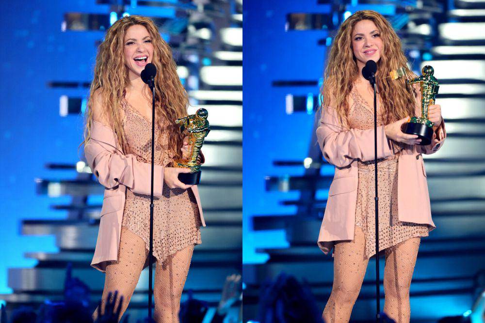 Shakira menang MTV Michael Jackson Video Vanguard Award 2023 (twitter.com/etnow)