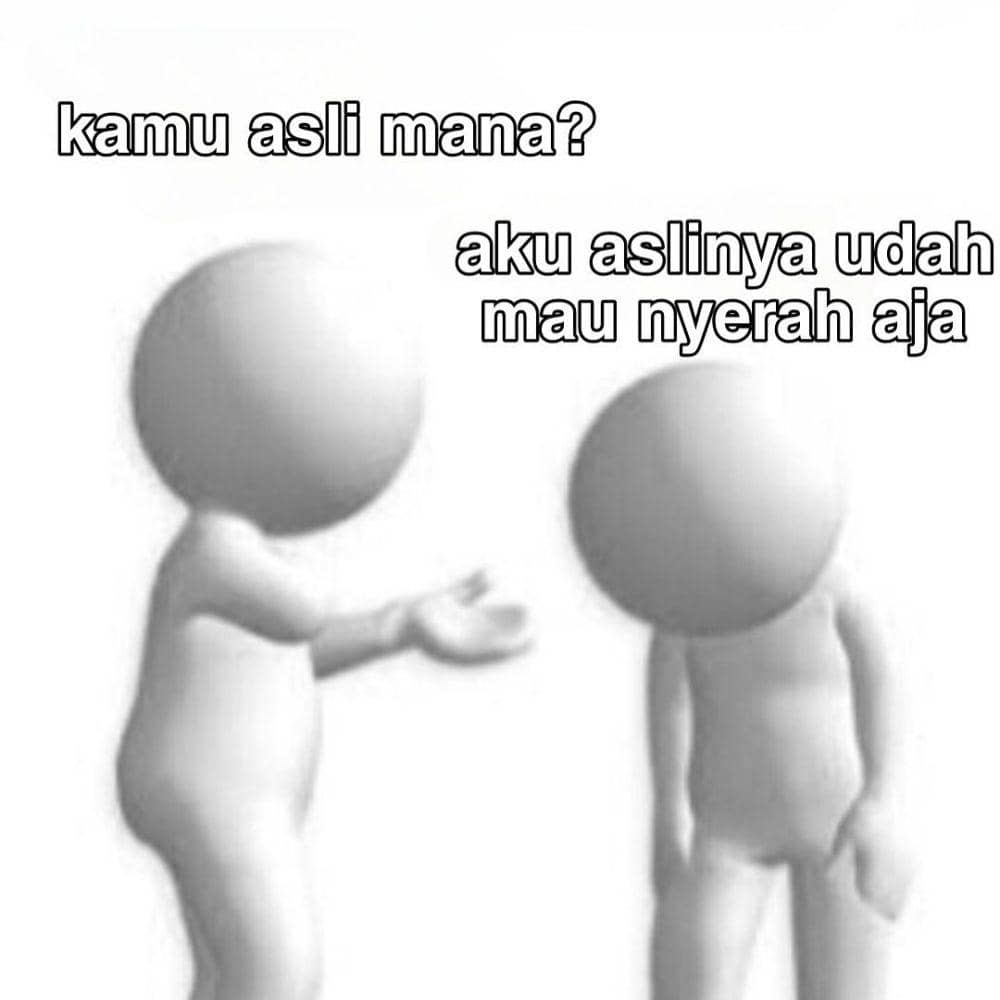 meme tanya jawab (instagram.com/telenajasendiri)