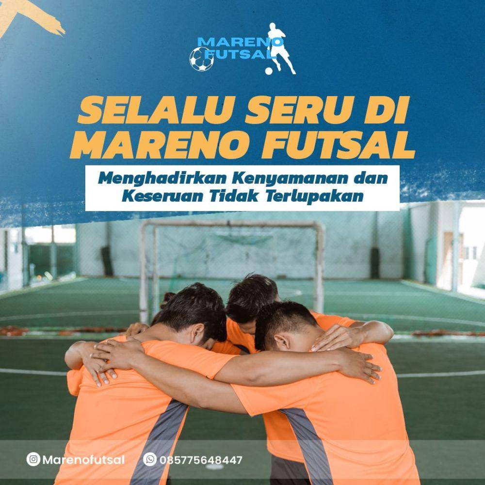 Tampak satu tim sedang berdoa. (Instagram.com/marenofutsal)