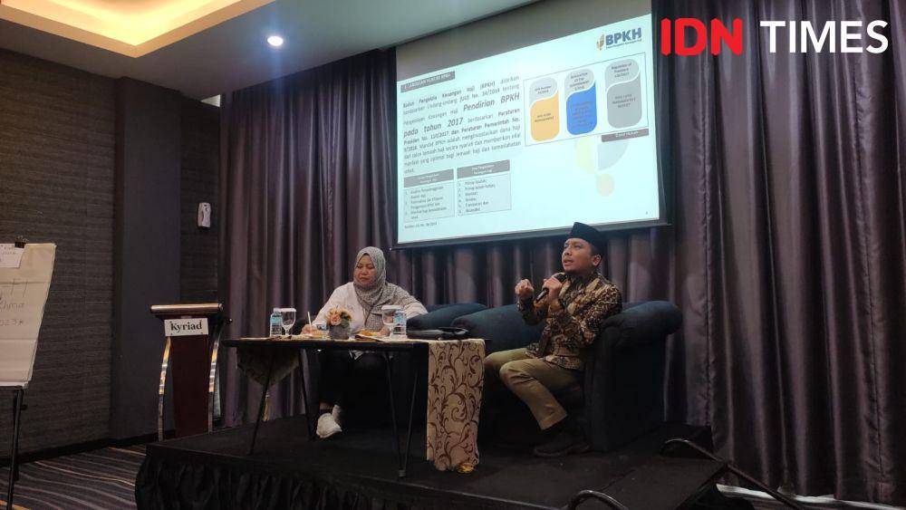 Badan Pengelola Keuangan Haji (BPKH) merilis data dari dana haji Indonesia yang dikelola hingga 2023. (Dokumentasi untuk IDN Times)