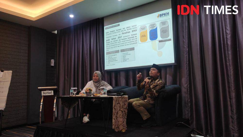 Badan Pengelola Keuangan Haji (BPKH) merilis data dari dana haji Indonesia yang dikelola hingga 2023. (Dokumentasi untuk IDN Times)