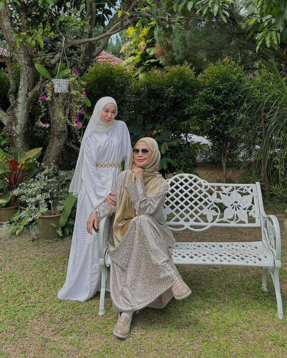 ide outfit kondangan simpel ala Nuha Bahrin (instagram.com/nuha_bahrin)
