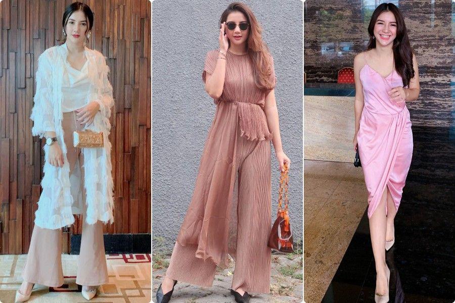 9 Inspirasi Outfit Pesta ala Alodya Desi, Didominasi Dress Pastel