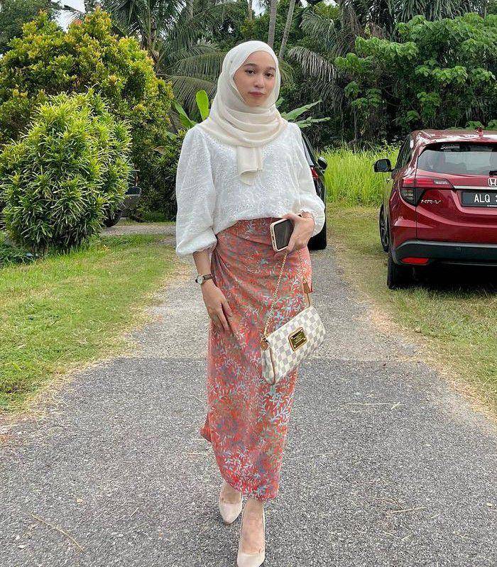 ide outfit kondangan simpel ala Nuha Bahrin (instagram.com/nuha_bahrin)