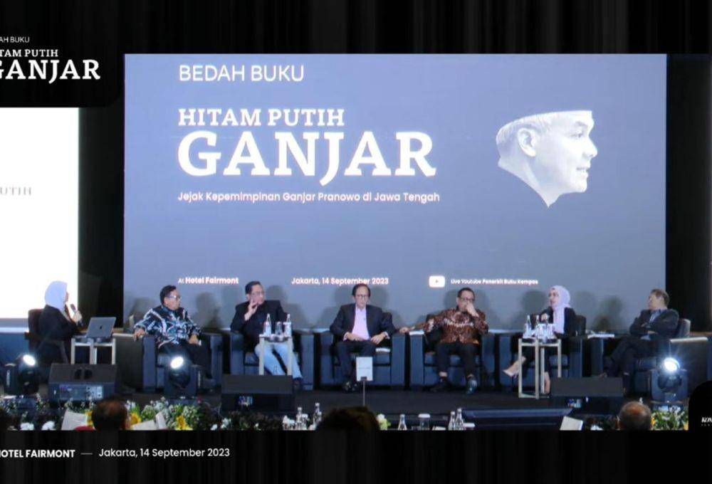Bedah Buku Hitam Putih Ganjar (Youtube.com/Penerbit Buku Kompas)