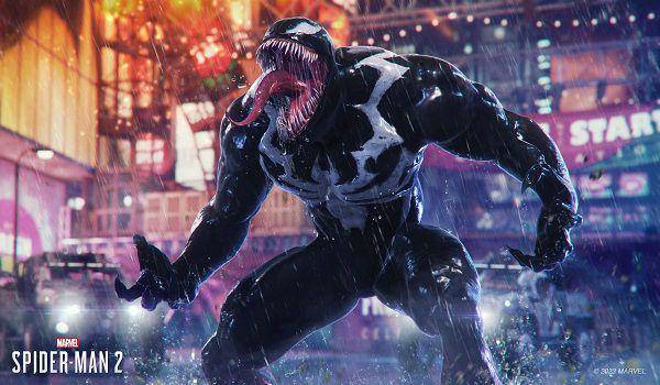 Wujud Venom dari trailer (dok. Insomniac Games/Spider-Man 2)
