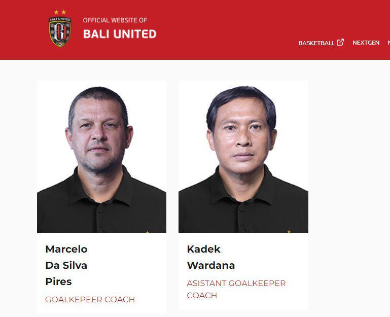 Tim pelatih kiper Bali United. (Baliutd.com)