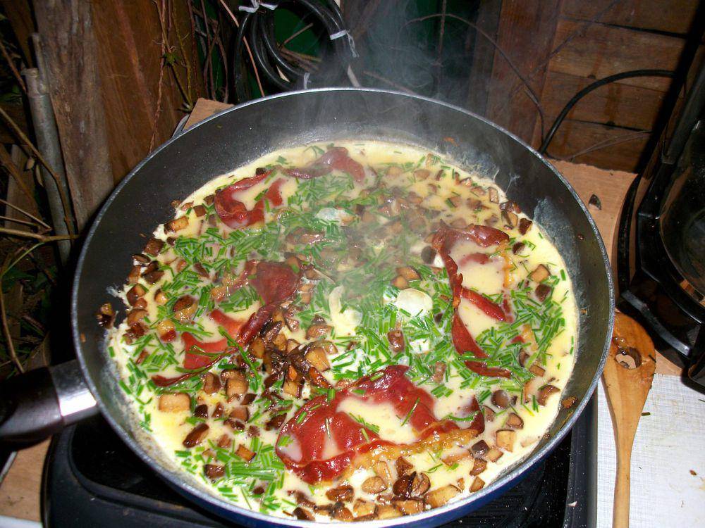 Ilustrasi omelet daging asap (pixabay.com/exotiktee)