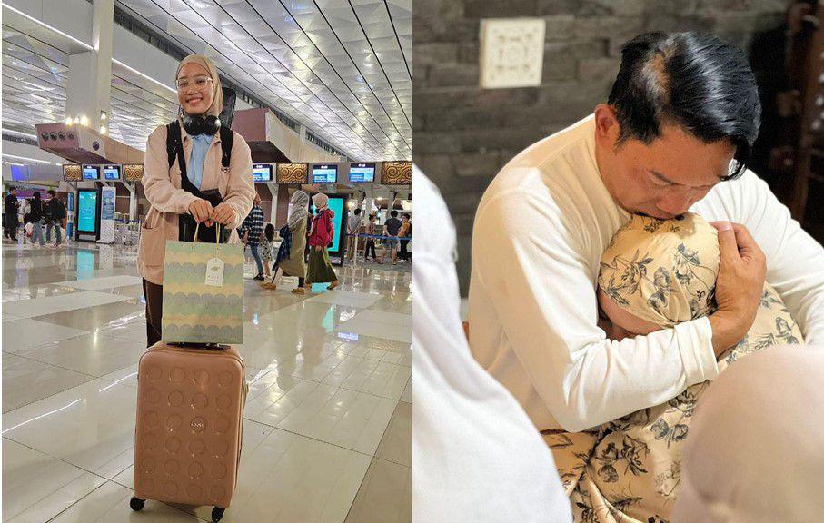 7 Potret Zara, Anak Ridwan Kamil, Berangkat Kuliah ke Luar Negeri