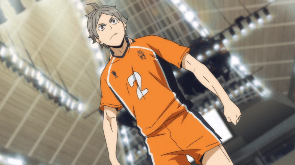 Sugawara (dok. Production I.G/ Haikyuu!!)