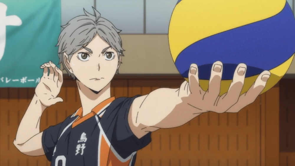 Sugawara (dok. Production I.G/ Haikyuu!!)