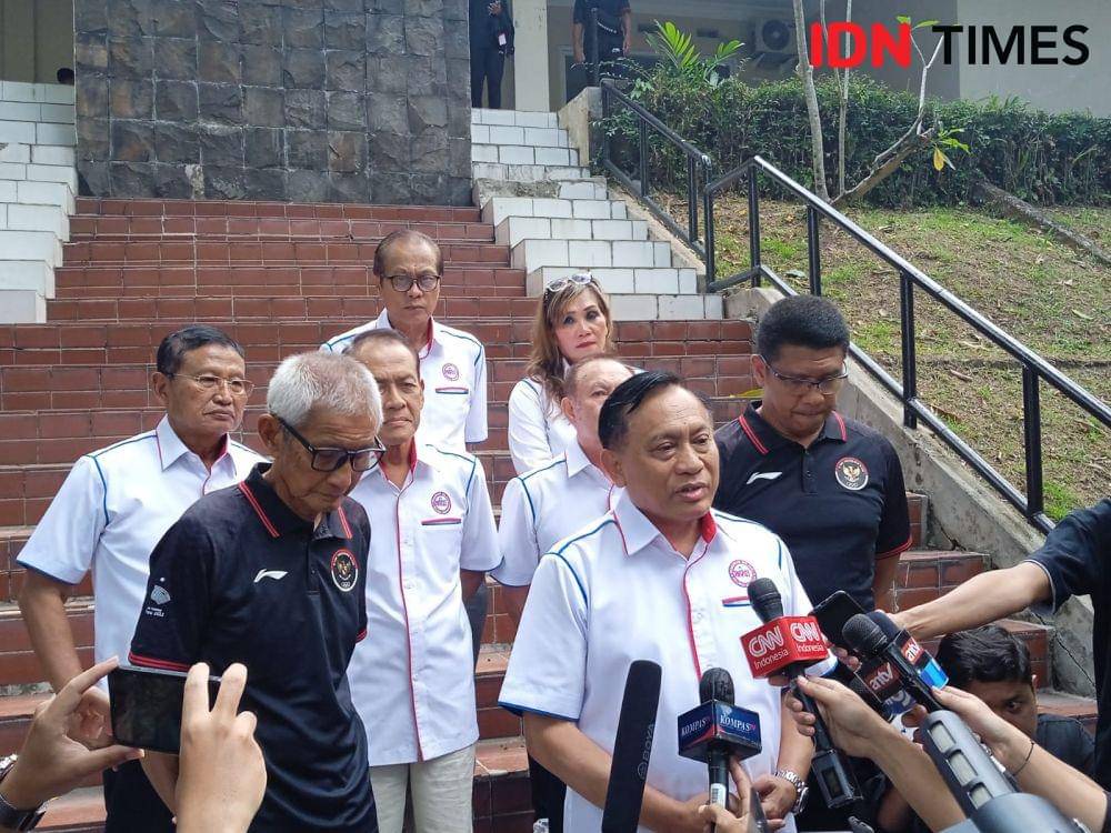 Ketum PBVSI, Imam Sudjarwo. (IDN Times/Sandy Firdaus)