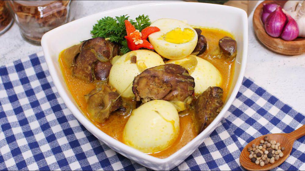 Resep Opor Ati Ampela Telur, Gurih dan Lezat untuk Lauk Nasi