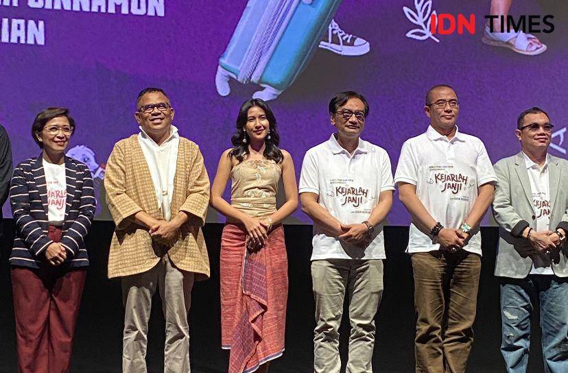 KPU rilis Kejarlah Janji jelang Pemilu 2024 (Dok. IDN TIMES/Rani Asnurida)