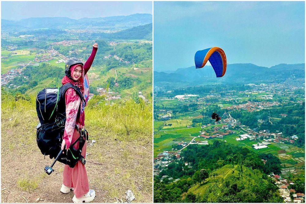 7 Potret Shindy Putri Jajal Paralayang, si Kalem yang Pemberani!