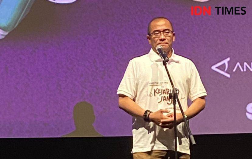 KPU rilis Kejarlah Janji jelang Pemilu 2024 (Dok. IDN TIMES/Rani Asnurida)