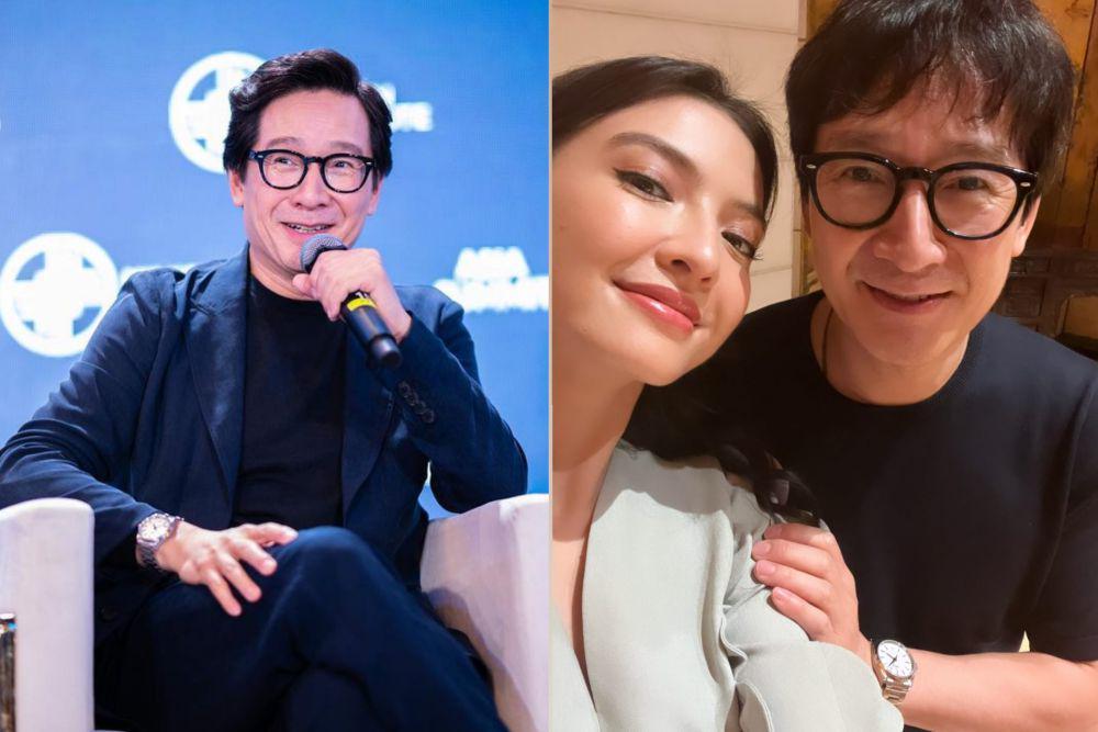 7 Potret Ke Huy Quan di Singapura, Raline Shah Ngajak Foto Bareng!