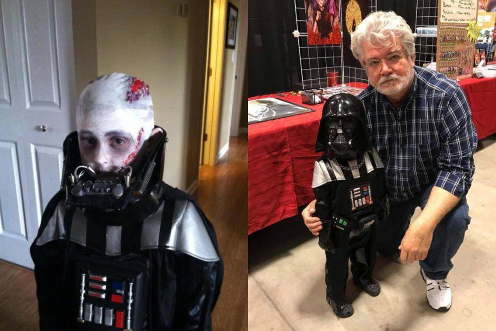 kolase potret lucu anak kecil cosplay Star Wars (reddit.com/tdburd02 I reddit.com/imflukeskywalker)