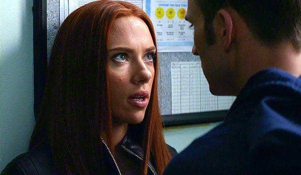 Steve mempertanyakan loyalitas Black Widow (dok. Marvel Studios/Captain America: The Winter Soldier)