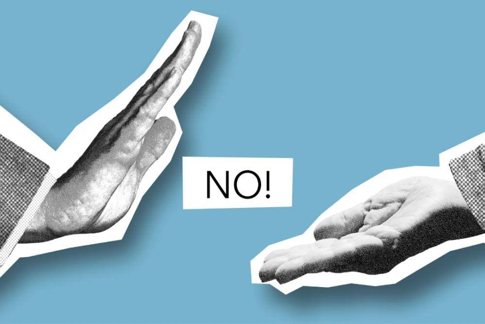 ilustrasi menolak (pexels.com/Monstera Production)