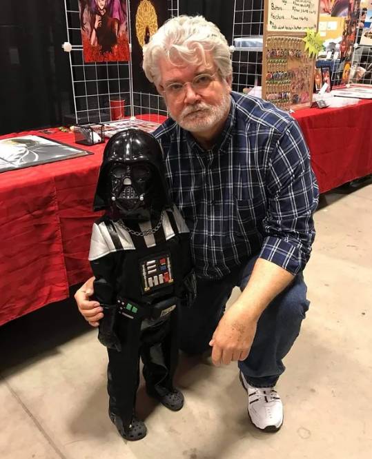 potret lucu anak kecil cosplay Star Wars (reddit.com/imflukeskywalker)