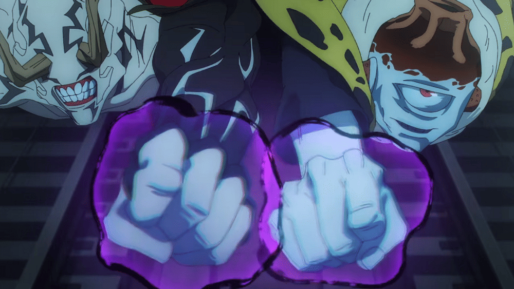 Jogo dan Hanami mengaktifkan Amplifikasi Domain (dok. MAPPA/ Jujutsu Kaisen)