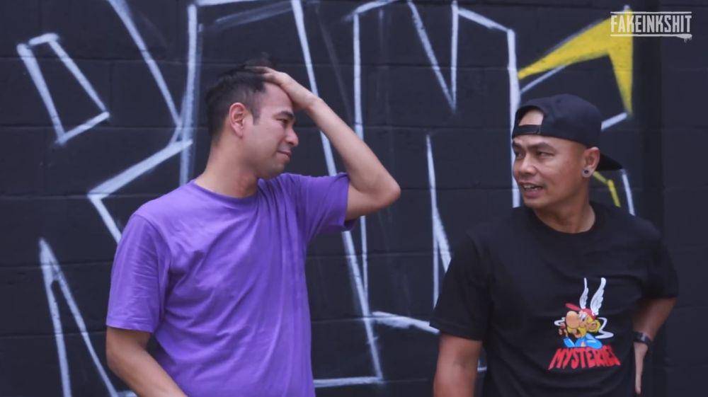 Wendi Cagur bikin mural (YouTube.com/Rans Entertainment)