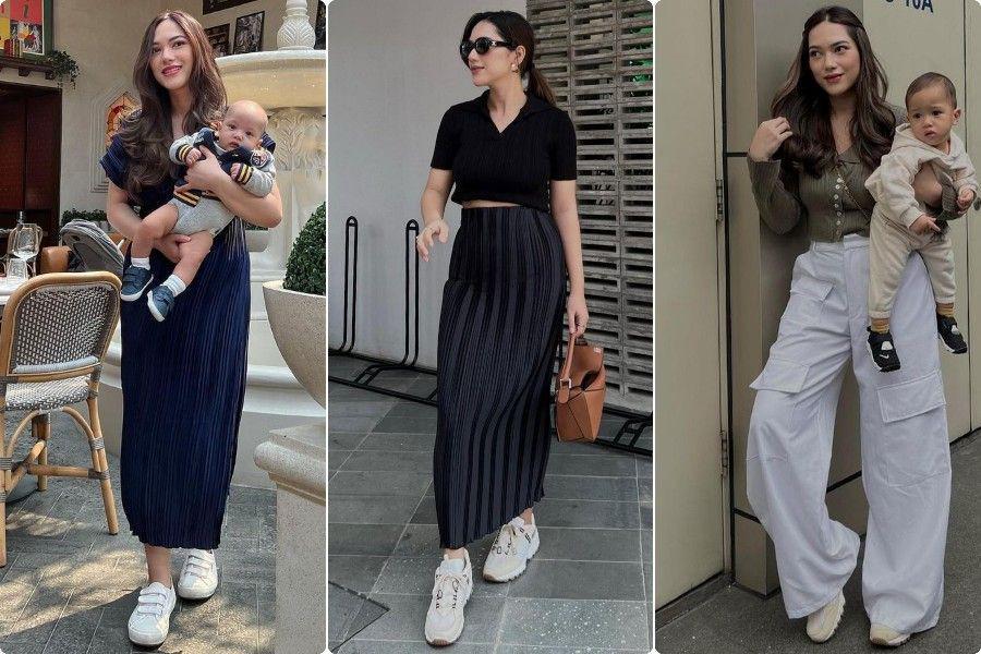 7 Padu Padan Outfit Pakai Sneakers ala Nabila Gardena Putri, Simpel
