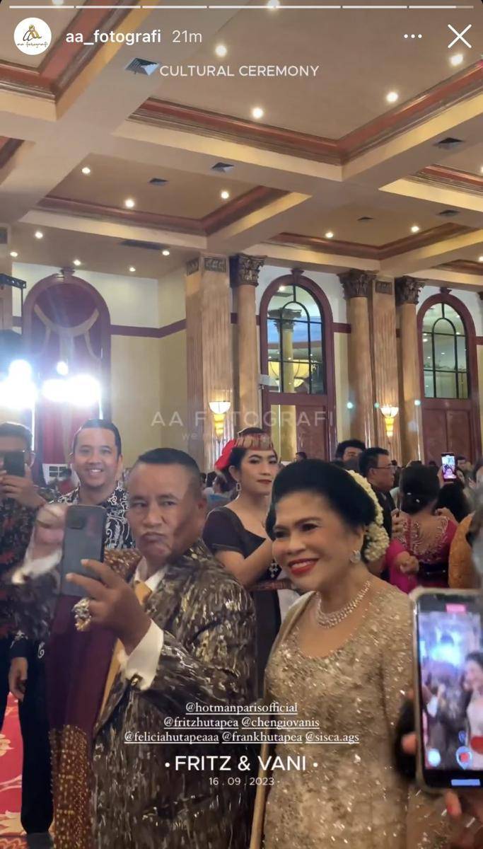 potret pesta adat pernikahan Fritz Hutapea, anak Hotman Paris (Instagram.com/aa_fotografi)