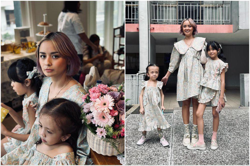9 Potret Quality Time Joanna Alexandra dan Kedua Putrinya, Girls Time!