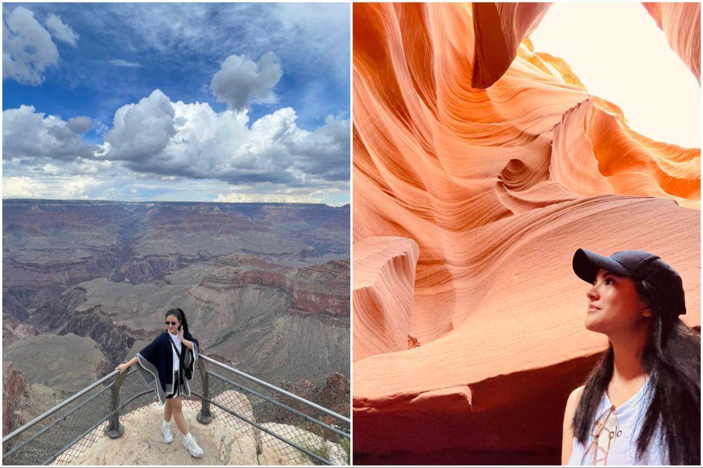 10 Potret Marsha Aruan Liburan ke Arizona Amerika, Seru!