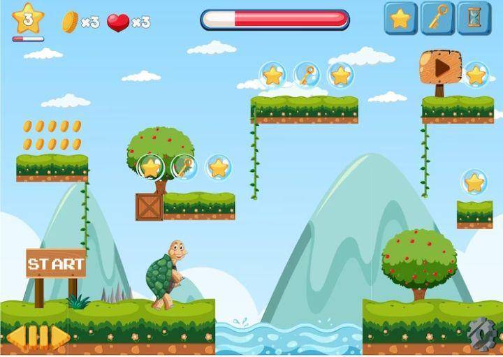 ilustrasi game sederhana (freepik.com/brgfx)