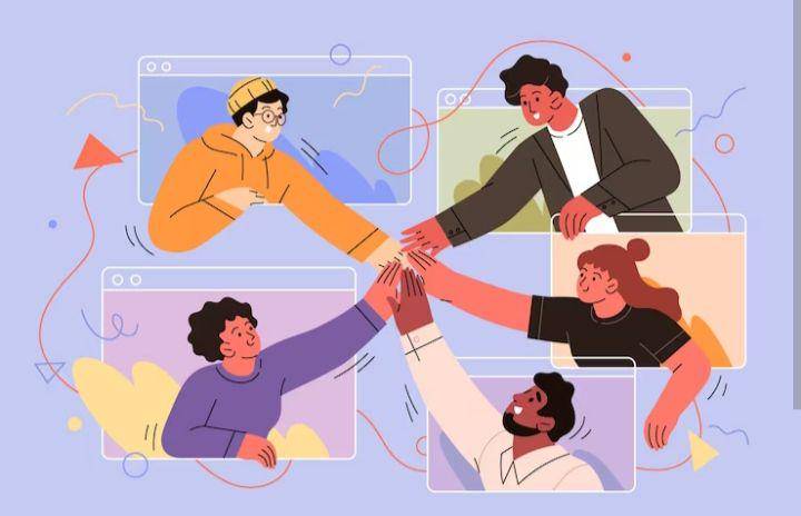 ilustrasi komunitas di media sosial (freepik.com/freepik)