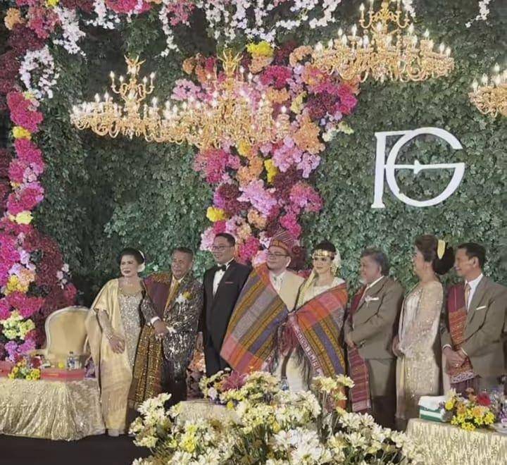 Resepsi pernikahan Fritz Hutapea, anak Hotman Paris Hutapea. (Instagram.com/fcgweddings)