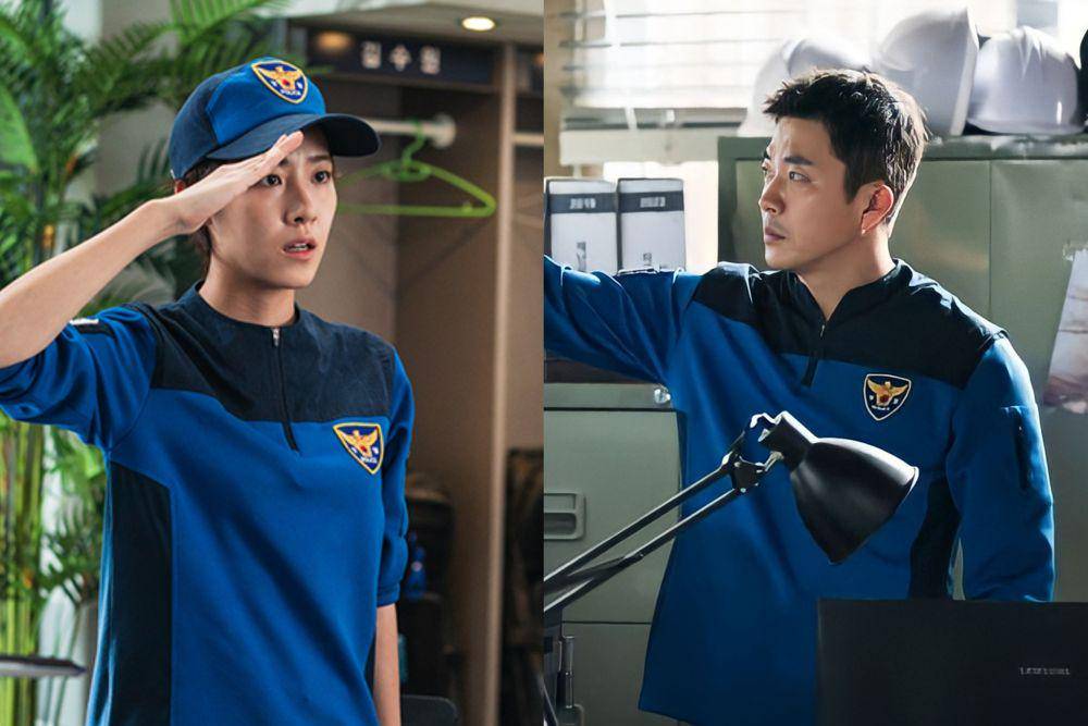 cuplikan Bae Da Bin dan Kwon Sang Woo di drakor Han River Police (dok. Disney+ Korea/Han River Police)