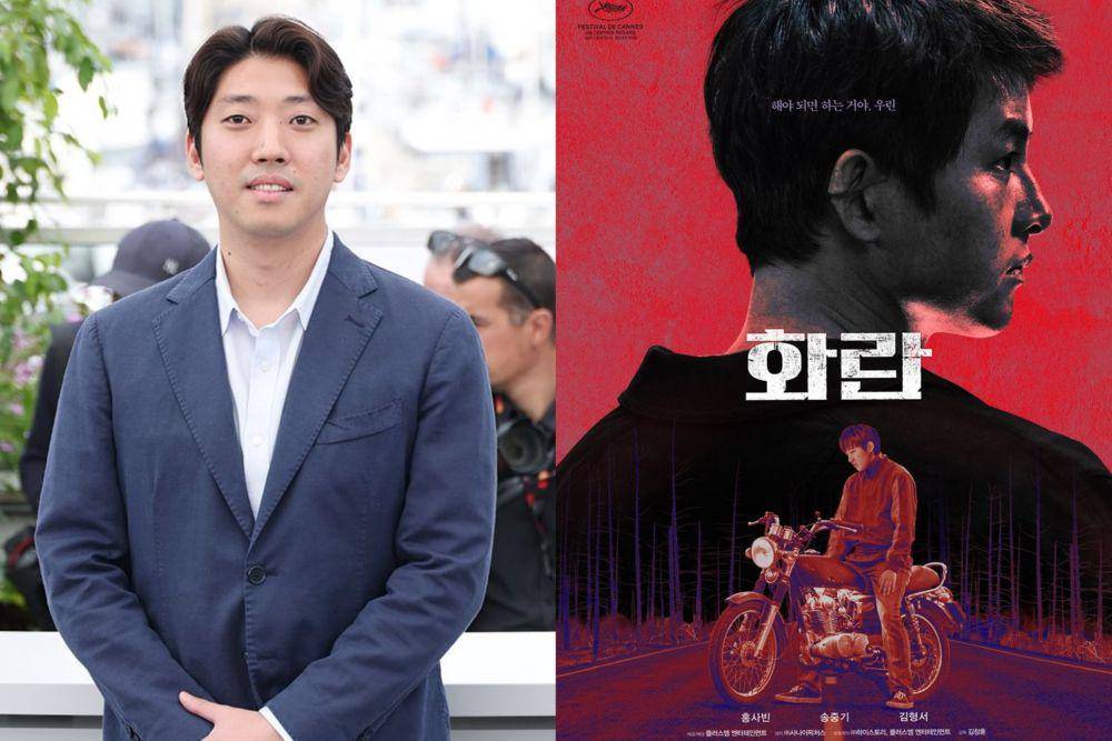 sutradara Kim Chang Hoon dan poster film Hopeless (instagram.com/plusm_entertainment)