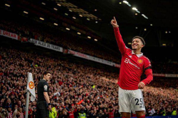 Jadon Sancho tampil bersama Manchester United. (Instagram.com/sanchooo10)