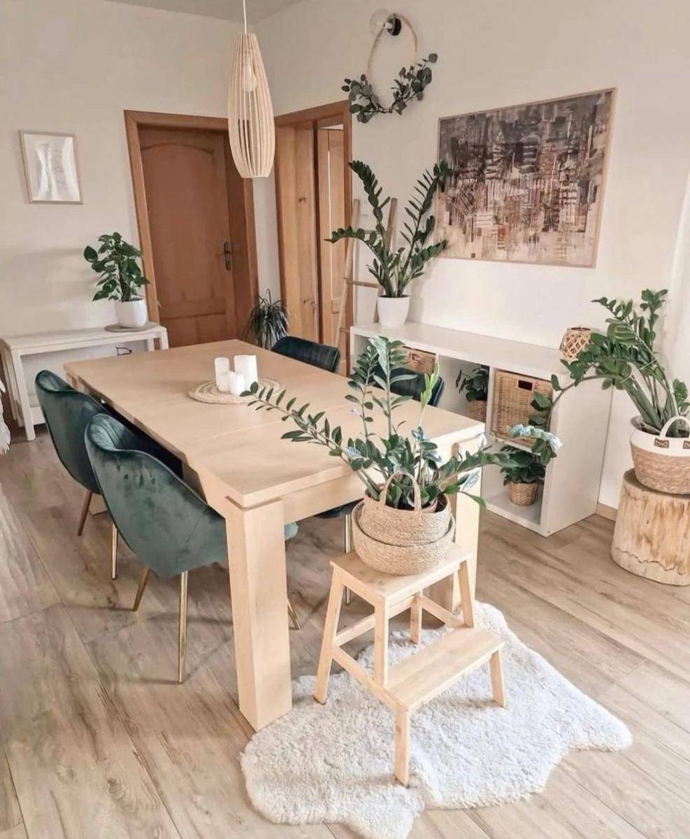 ide dekorasi ruang makan ala korea (instagram.com/interiors.and.diys)