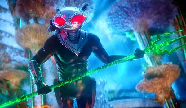 Black Manta dengan Black Trident (dok. DC Studios/Aquaman: The Lost Kingdom)