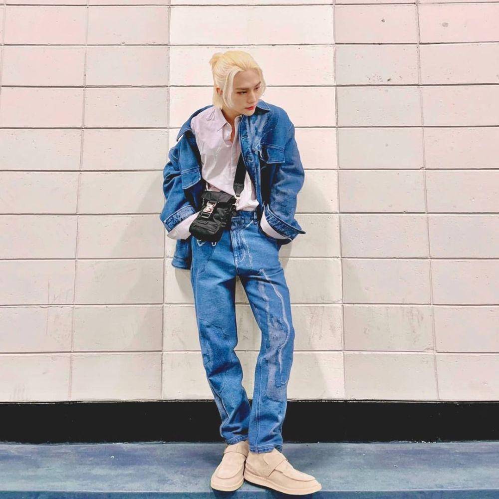 model rambut ala Hyunjin Stray Kids (instagram.com/realstraykids)