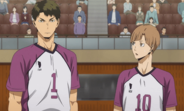 Ushijima dan Shirabu (dok. Production I.G/ Haikyuu!!)