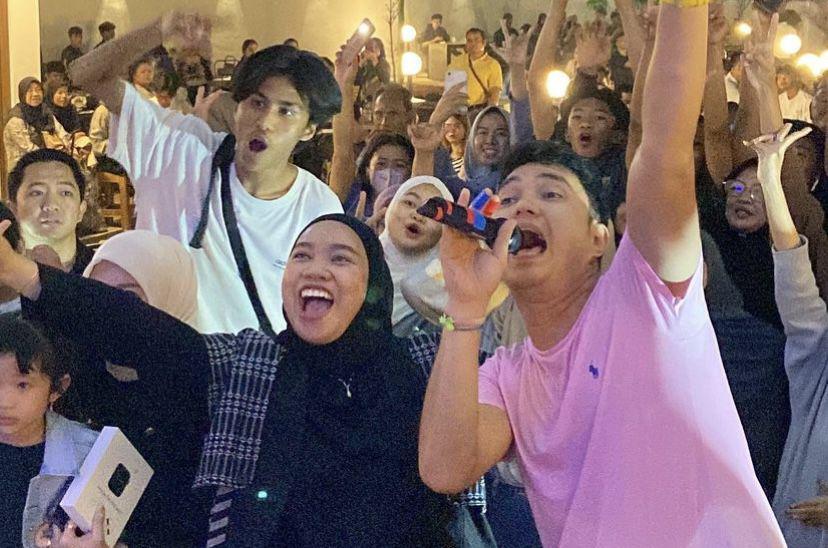 7 Potret Grand Opening Coffee Shop Baru Mumuk Gomez, Ada Aldi Taher