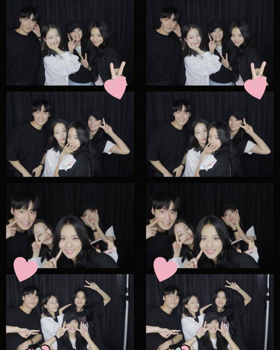 Heo Namjun, Choi Heejin, Jisoo BLACKPINK, dan Kim Hyeyoon. (instagram.com/heee_jjinn/)