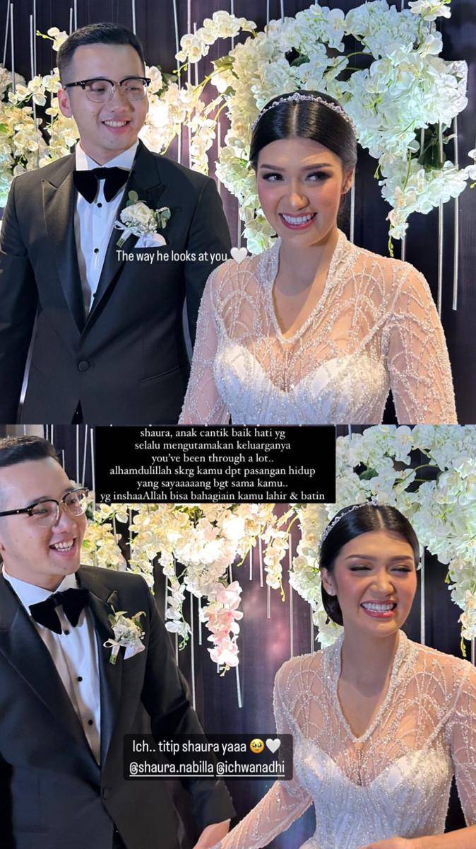 momen resepsi Shaura Nabilla (instagram.com/shesyasr)