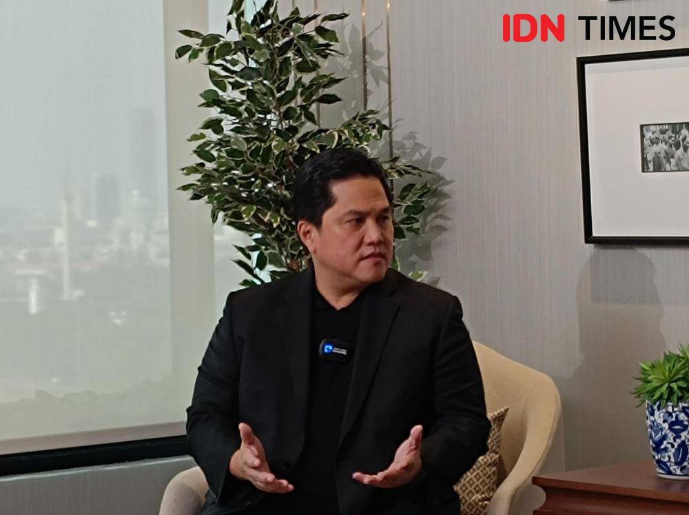 Ketua Umum PSSI, Erick Thohir. (IDN Times/Tino).